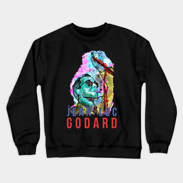 Godard Rest In Cinema Crewneck Sweatshirt by Exploitation-Vocation